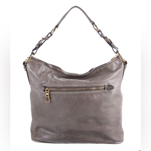 Host Pic✨🤎Prada Vitello Shine Leather Hobo Taupe - Picture 6 of 16